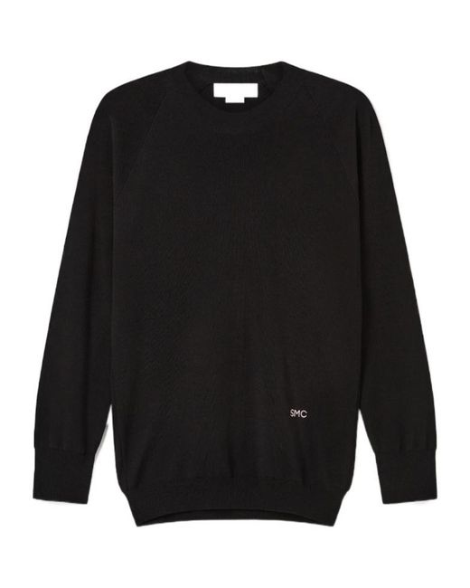 Stella McCartney Black Long-Sleeve Compact Knit Top