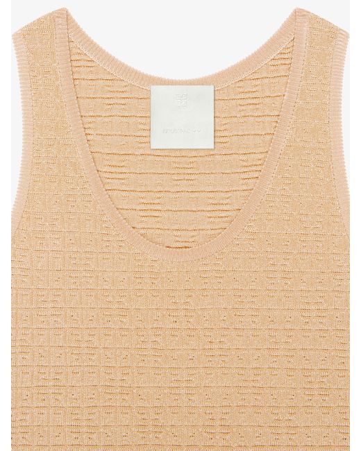 Givenchy Natural 4G Mini Jacquard Tank Top