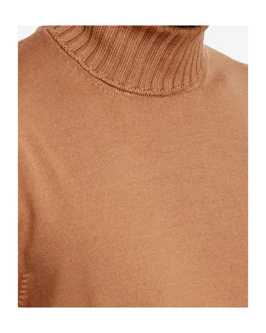 Gran Sasso Brown Turtleneck Sweater for men