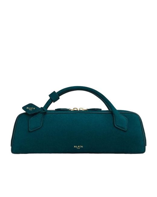 Alaïa Green Alaïa Le Teckel Medium Clutch Bag