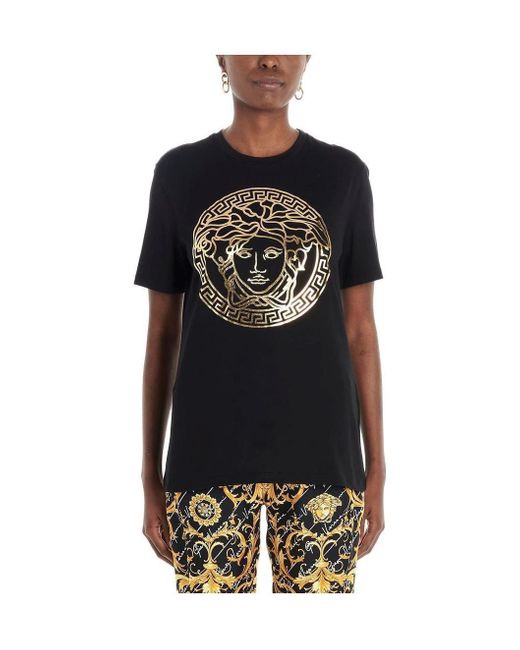 Versace Black Motif Detail T-Shirt