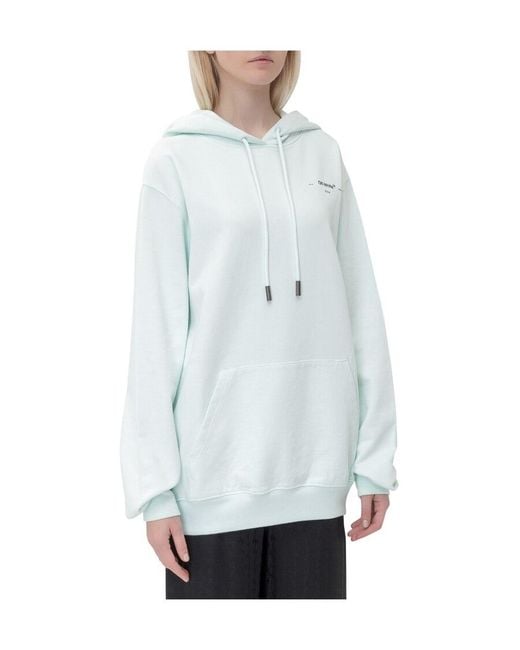 Off-White c/o Virgil Abloh Blue Arrowhead Printed Sweater