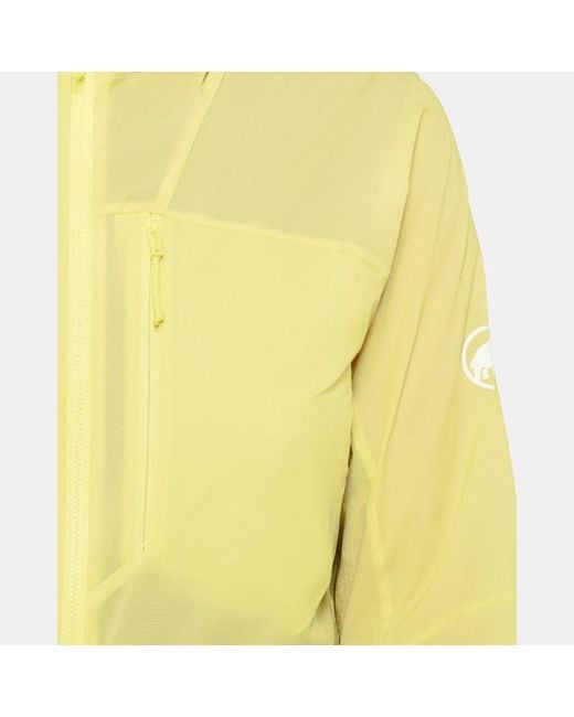 Mammut Yellow Aenergy Wb Hooded Jacket for men