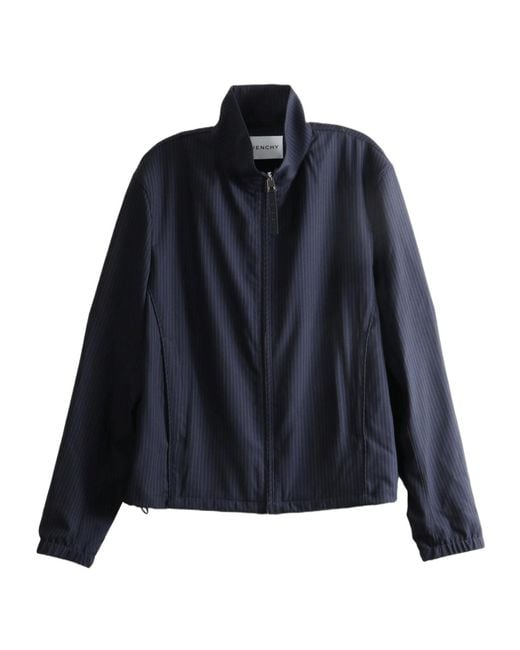Givenchy Blue Long-Sleeved Casual Jacket for men