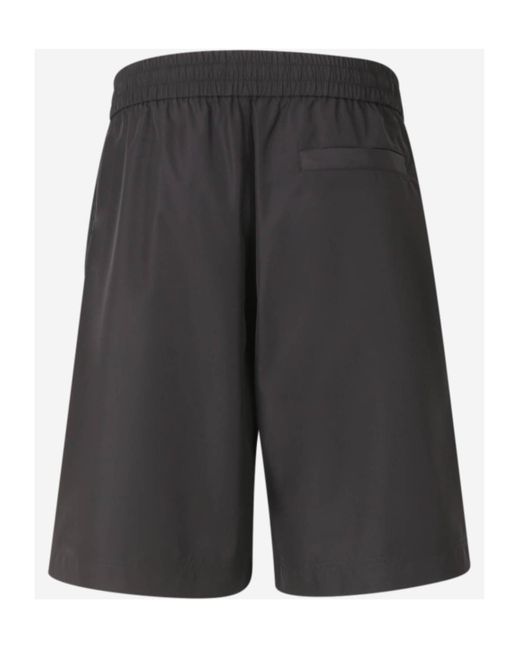 Givenchy Gray 4G Plaque Swim Shorts for men