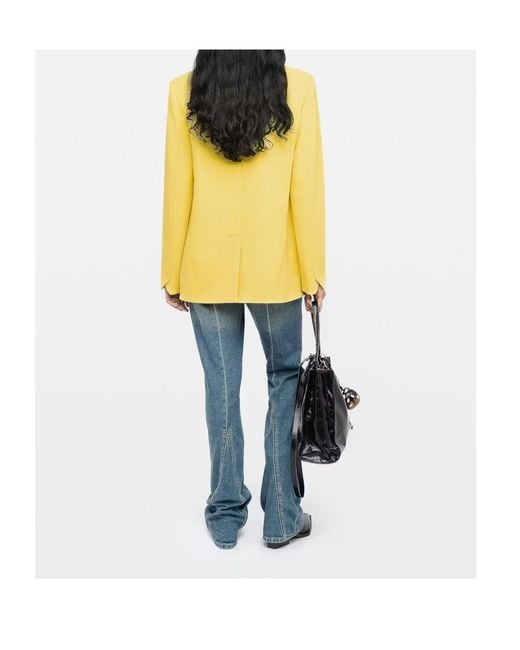 Zadig & Voltaire Yellow Tailored Blazer