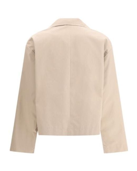 Fabiana Filippi Natural Double Cropped Jacket