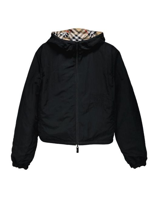 Burberry Multicolor Vintage Checked Reversible Hooded Jacket
