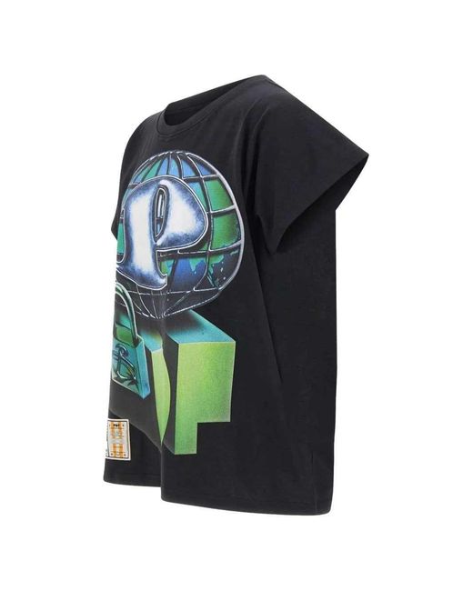 PDF CHANNEL Green Crew Neck T-Shirt for men