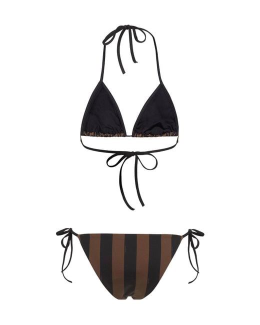 Fendi Brown Bikinis