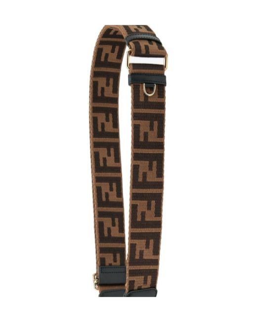 Fendi White Fabric Shoulder Strap