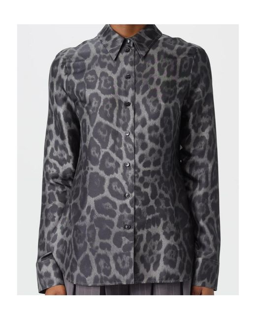 Stella McCartney Gray Long-Sleeved Shirt