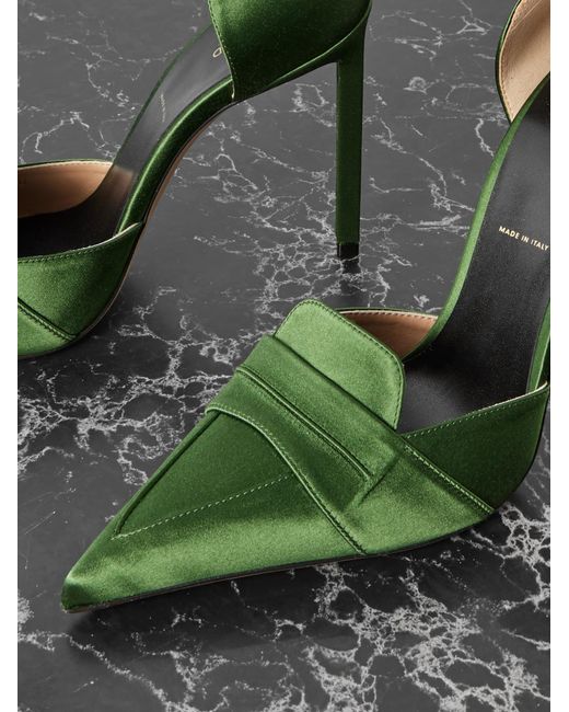 Tom Ford Green Eva D'Orsay High Heels