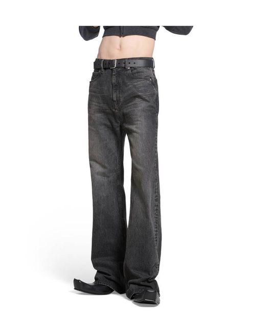 Balenciaga Gray Flared Pants for men