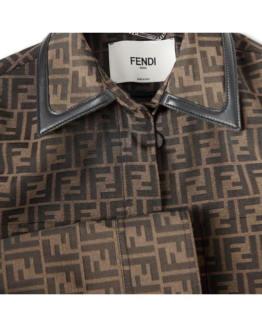 Fendi Black Casual Versatile Jacket