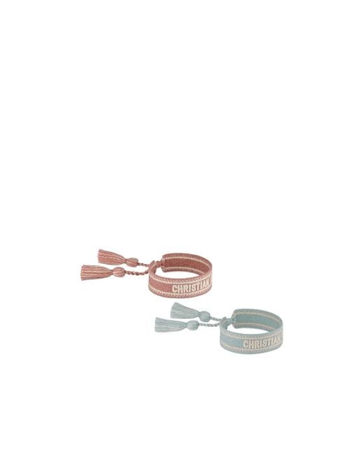 Dior White 2 Pieces Of Bracelet