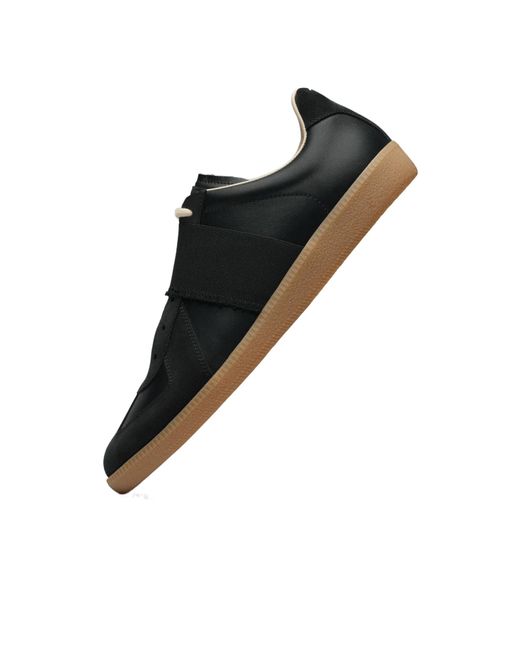 Maison Margiela Black Replica Elastic Band Sneaker for men
