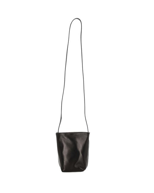 The Row White Leather Cross Body Bag