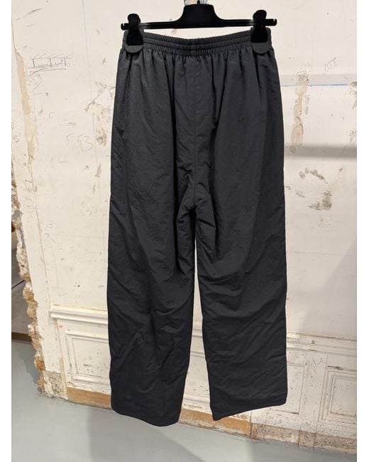 Balenciaga Black Drawstring Reversible Sweatpants for men