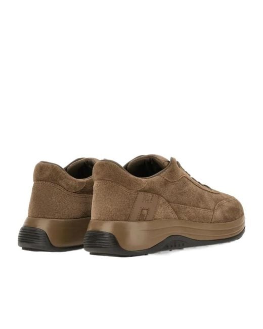 Hogan Brown Hi-Light Sneakers for men