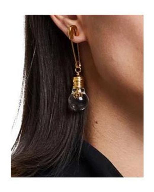 Ambush White Lamp Bulb Earring