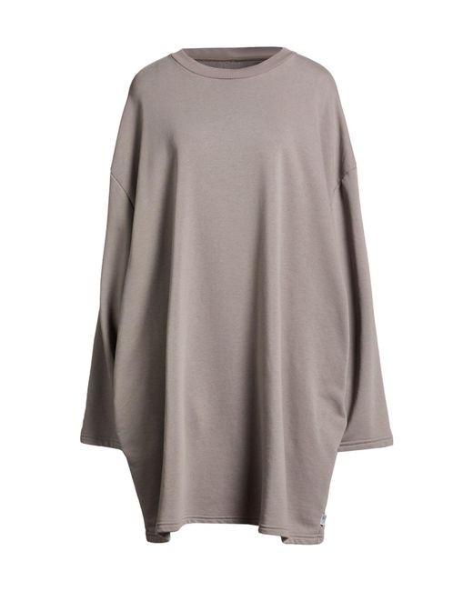 MM6 by Maison Margiela Brown Denim Long-Sleeve T-Shirt Dress
