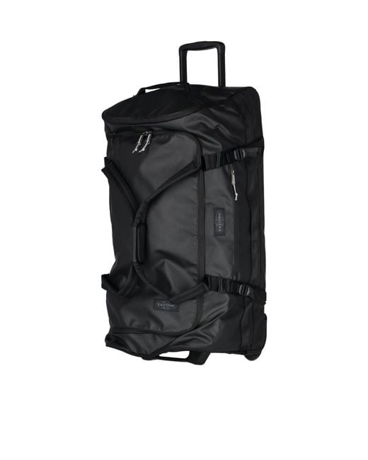 Eastpak Black Duffle Pack Wheeled Travel Bag for men