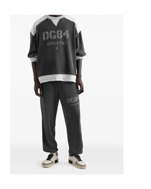 Dolce & Gabbana Black Dg84 Logo Joggers for men
