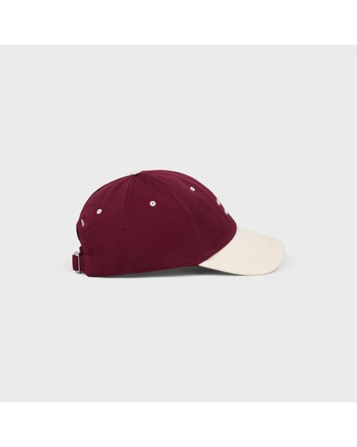 Céline Red Triomphe Richelieu Cap