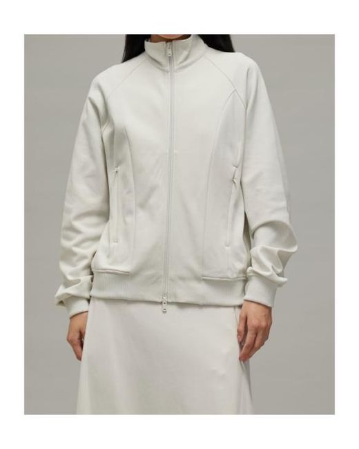 Y-3 Gray Relaxed-Fit Track Jacket