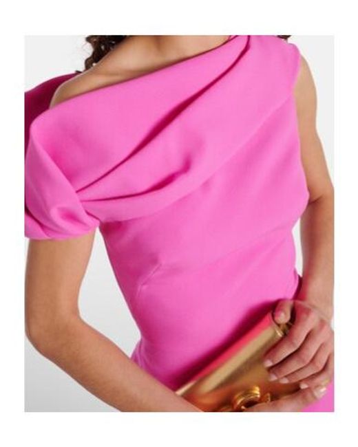Safiyaa Pink Dara Crepe Gown