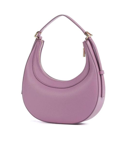 Coccinelle Purple Mini Whisper Shoulder Bag