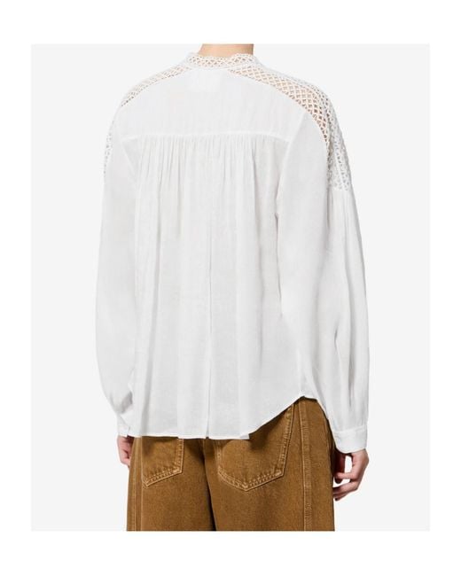Isabel Marant White Polda Top