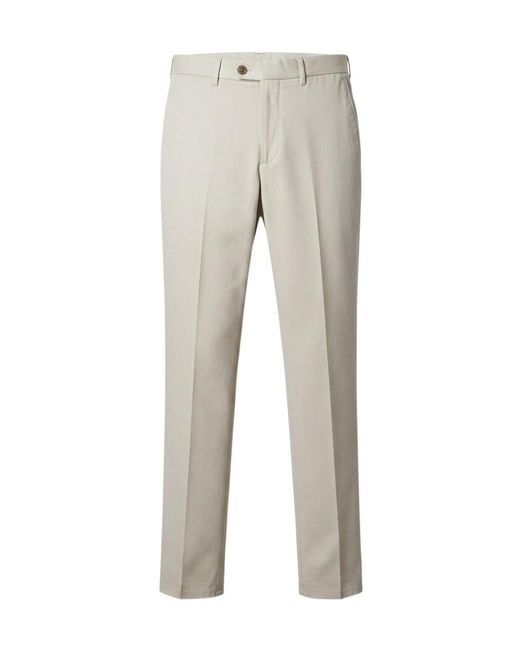 Brunello Cucinelli White Cotton Pants for men