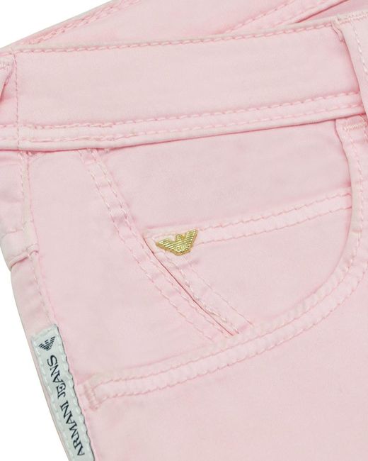 Armani Jeans Pink Belt-Loop Jeans