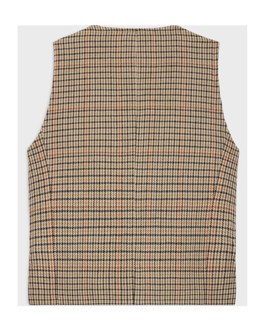 Céline Multicolor Double-Breasted Vest