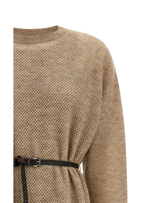 Brunello Cucinelli Natural 'Sparkling' Dress
