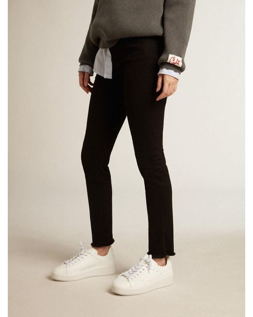 Golden Goose Deluxe Brand White Pure Star Low-Top Sneakers