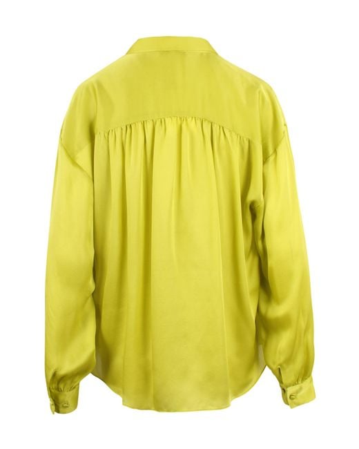 Ulla Johnson Yellow Long Sleeve Shirt