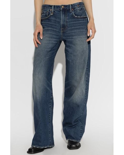 R13 Blue Belt-Loop Jeans