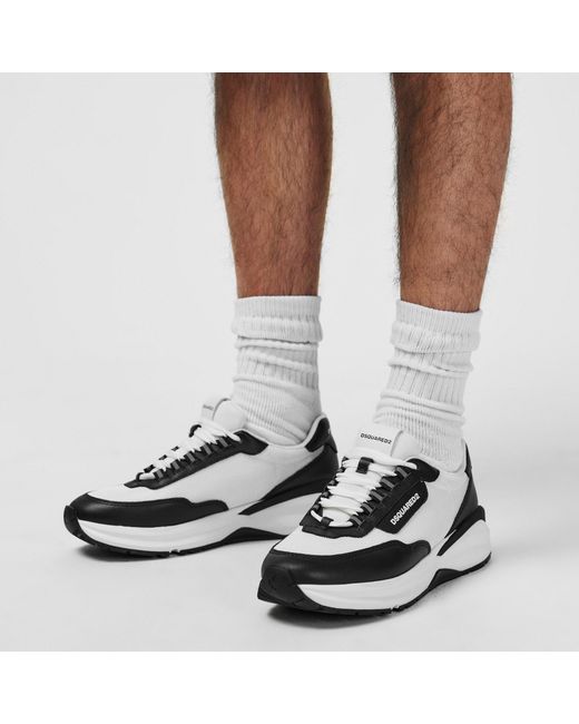 DSquared² Black Dad Sneakers for men