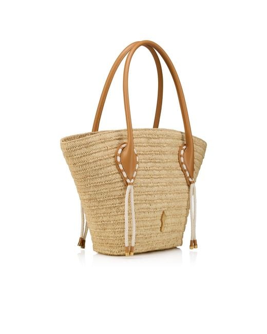 Christian Louboutin Natural Logo Trim Tote Bag