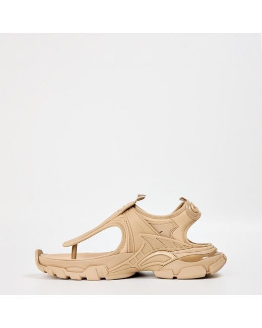 Balenciaga Natural Slip-On Sandals