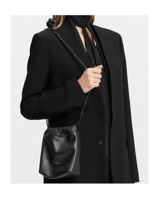 Ann Demeulemeester White Medium Marilyn Knot Cross Body Bag