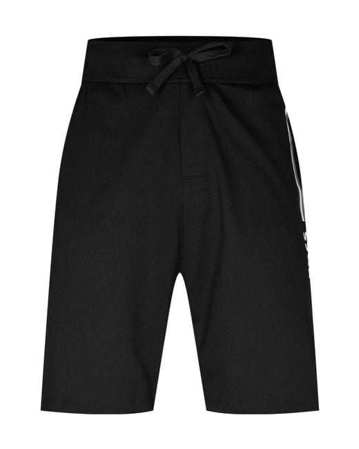 Boss Black Solid Color Shorts for men