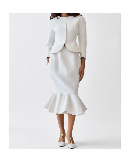 Jacquemus White Long-Sleeved Jacket