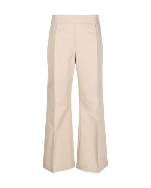 Studio Nicholson Natural Low Rise Tailored Straight-Leg Trousers