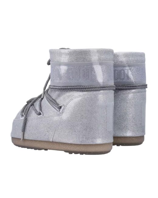 Moon Boot Gray Winter Boots