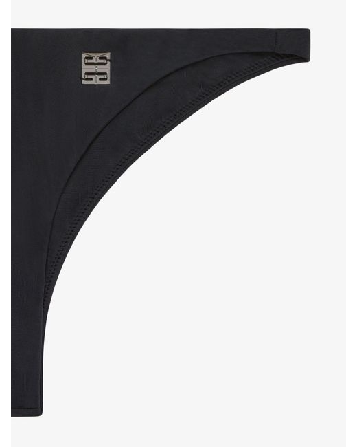 Givenchy Black Logo Plaque Swimsuit Bottom