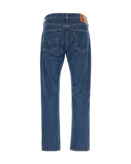 Levi's Blue Logo Patch Jeans for men